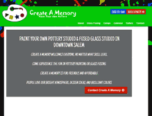 Tablet Screenshot of createamemory.org